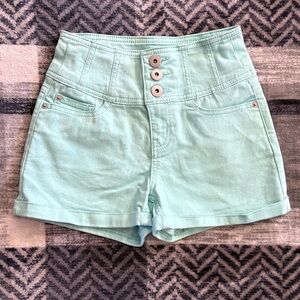 NOBO Light Blue High-Waisted Women's Shorts